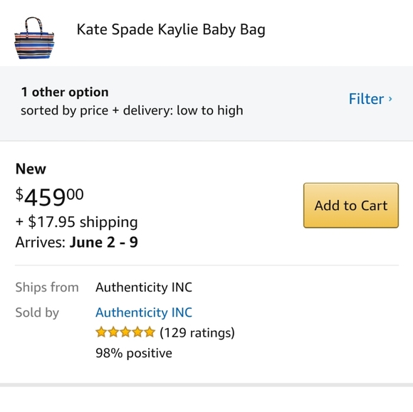 Kate Spade Diaper Bag - Picture 10 of 12